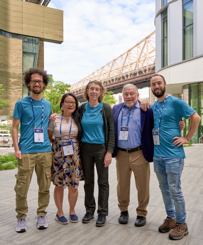 GraphGeeks Amy Hodler, Paco Nathan, Arthur Bigeard and others at the Knowledge Graph Conference 2025
