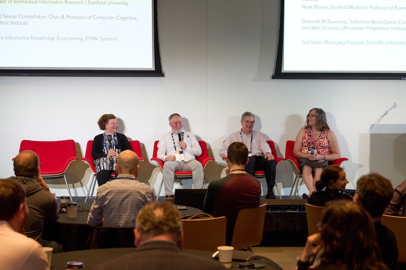 A panel discussion with Mark Musen at the Healthcare and Life Sciences Symposium (HCLS) at the Knowledge Graph Conference 2025