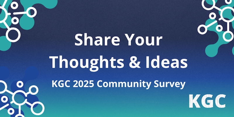 Fill out this community survey on the Knowledge Graph Conference 2025 & share your ideas for next year